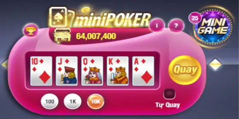 C&aacute;ch chơi mini poker n&acirc;ng cao khả năng chiến thắng