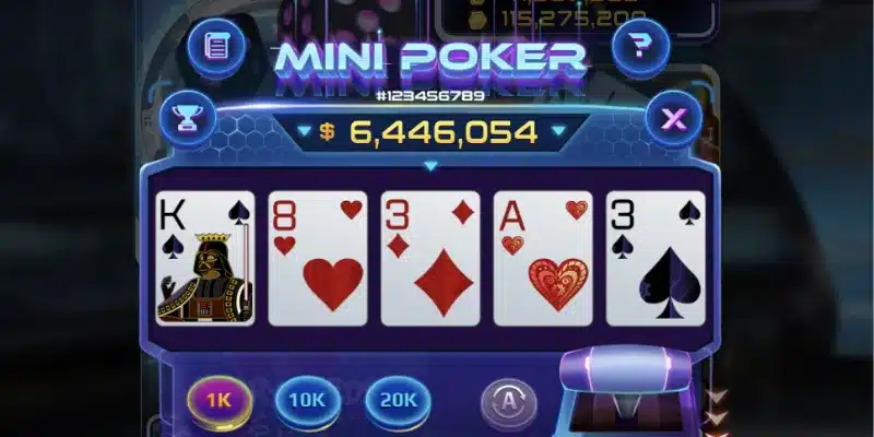 T&igrave;m hiểu luật chơi Mini Poker cơ bản bạn cần biết