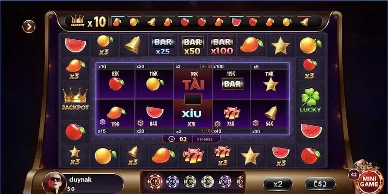 Luật chơi v&agrave; c&aacute;c biểu tượng trong game x&egrave;ng hoa quả