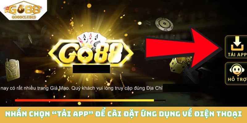 Nhấn chọn “Tải app” để cài đặt ứng dụng về điện thoại