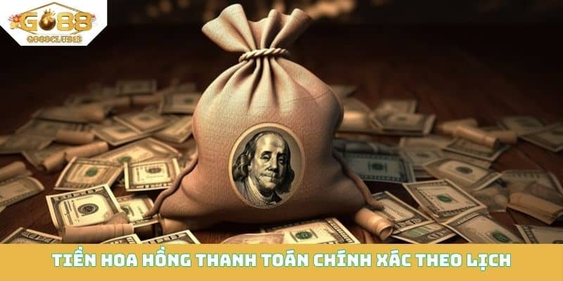 Tiền hoa hồng thanh toán chính xác theo lịch